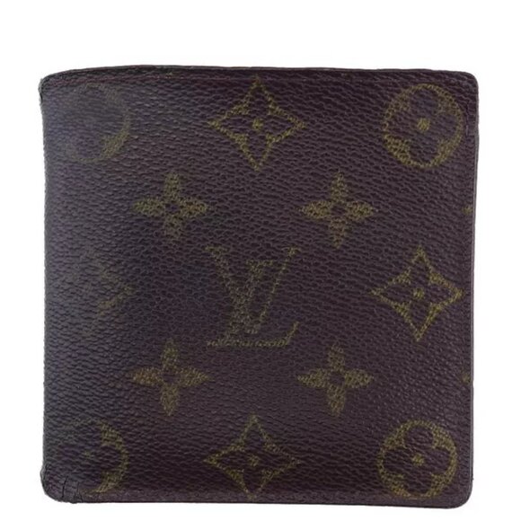 LOUIS VUITTON Bifold Wallet Monogram Authentic Used - Picture 1 of 9